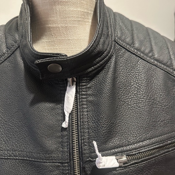 NEVERWORN men’s faux leather jacket - Picture 7 of 10